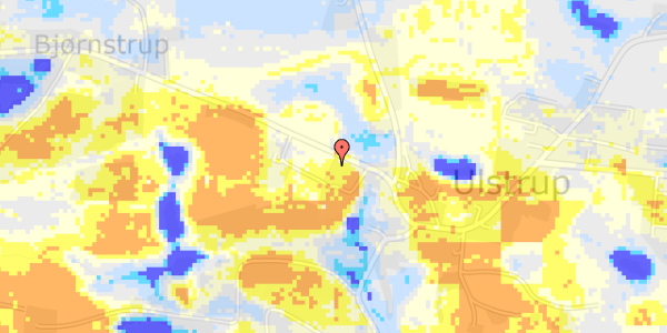 Ekstrem regn på Røsnæsvej 363