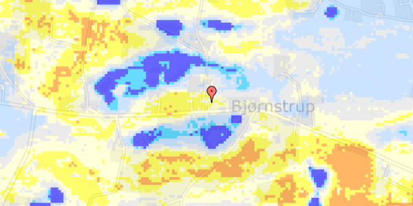 Ekstrem regn på Røsnæsvej 394