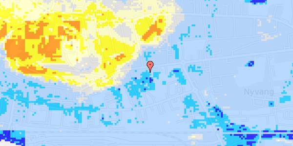 Ekstrem regn på Sct Jørgensbjerg 38C, 1. 