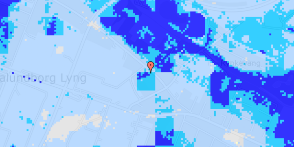 Ekstrem regn på Slagelsevej 206