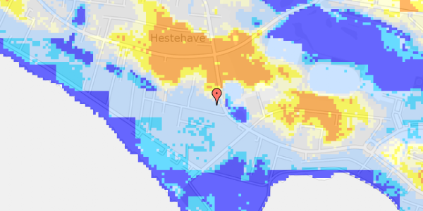 Ekstrem regn på Strandhaven 8