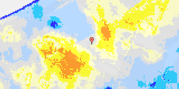 Ekstrem regn på Svenstrupvej 125