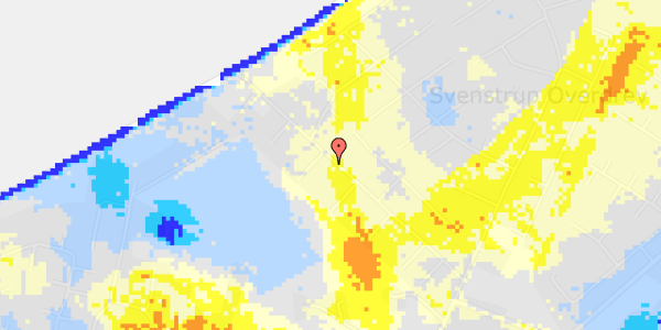 Ekstrem regn på Udmarken 57