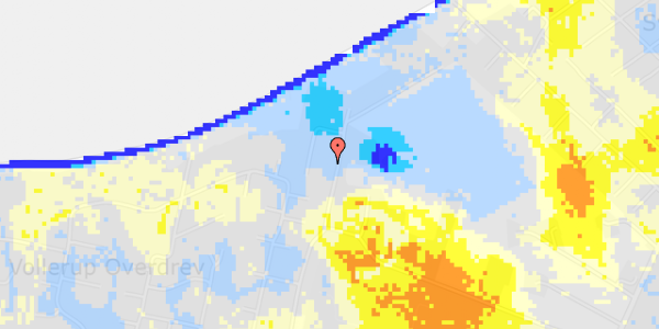 Ekstrem regn på Vollerup Overdrev 125