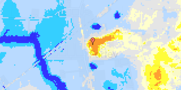 Ekstrem regn på Bakkevej 1C