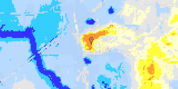 Ekstrem regn på Bakkevej 1K