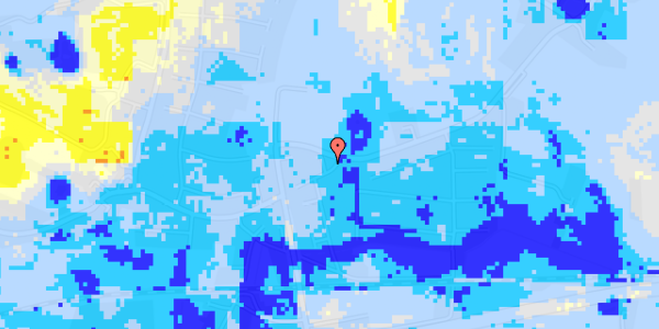 Ekstrem regn på Banevej 2