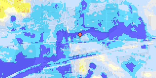 Ekstrem regn på Banevej 60