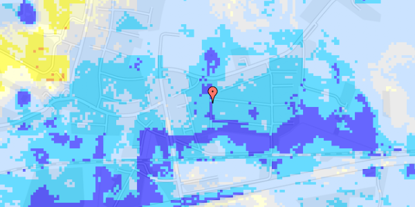 Ekstrem regn på Egevej 22