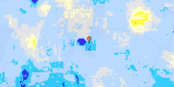 Ekstrem regn på Frølundevej 84