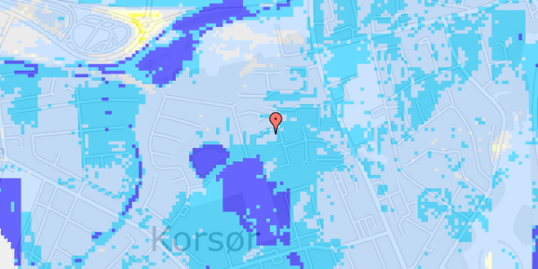 Ekstrem regn på Geddesøparken 86