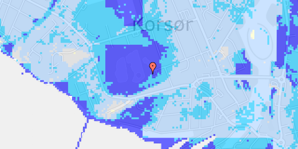 Ekstrem regn på Halsskov Tværvej 55