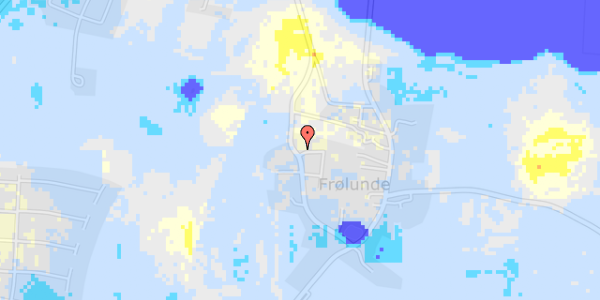 Ekstrem regn på Knivkærvej 20A