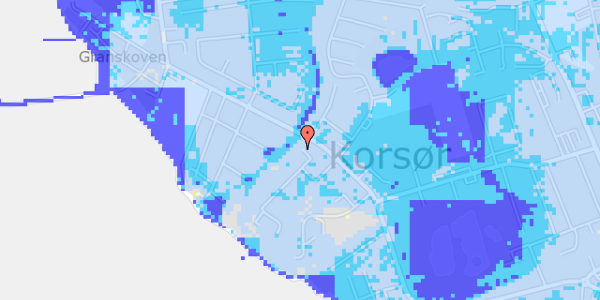 Ekstrem regn på Lerklinten 12