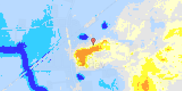 Ekstrem regn på Lyshøjvej 18