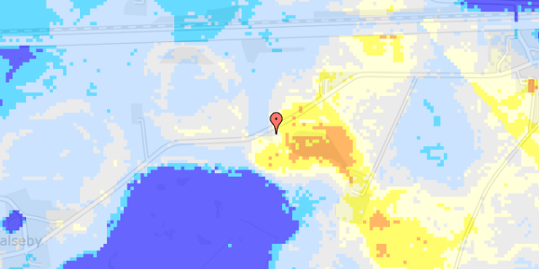 Ekstrem regn på Tjærebyvej 62