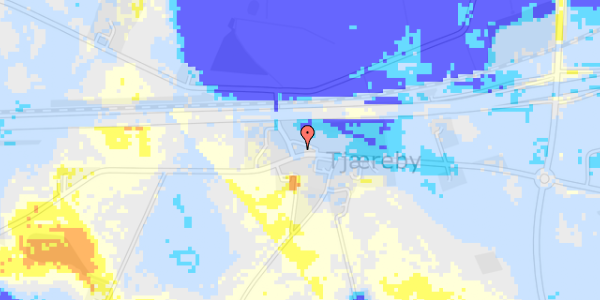 Ekstrem regn på Tjærebyvej 79