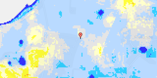 Ekstrem regn på Violvej 214