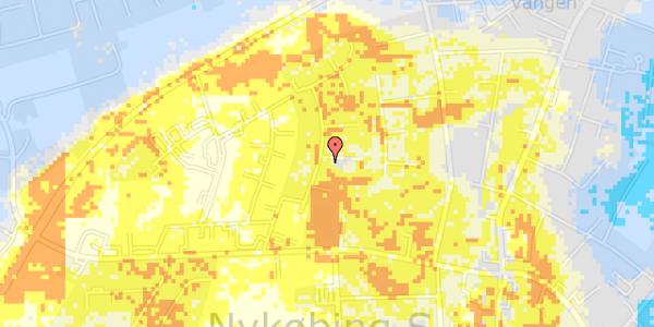 Ekstrem regn på Digterparken 18