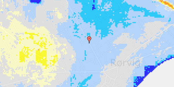 Ekstrem regn på Dybesøvej 23