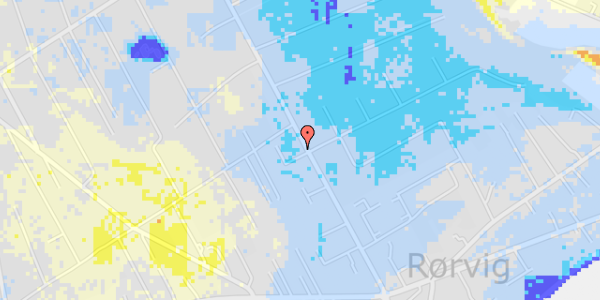 Ekstrem regn på Dybesøvej 37