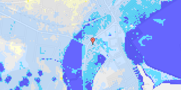 Ekstrem regn på Egebjergvej 19, 1. th