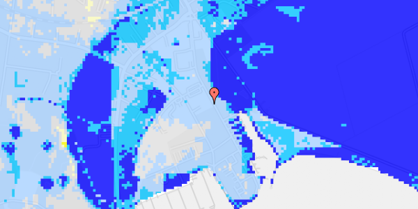 Ekstrem regn på Havnevej 18