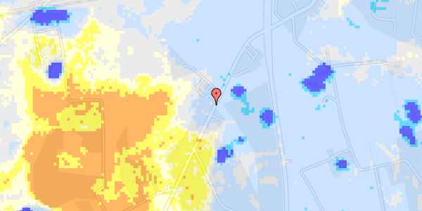 Ekstrem regn på Højbyvej 18