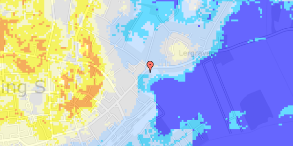 Ekstrem regn på Lindealle 38