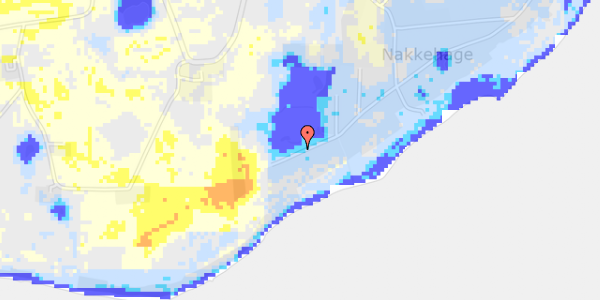 Ekstrem regn på Nakkehage Strandvej 24