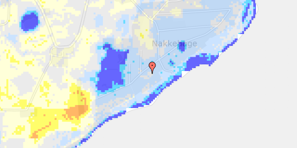 Ekstrem regn på Nakkehage Strandvej 41