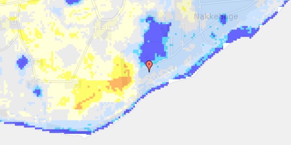 Ekstrem regn på Nakkehage Strandvej 59