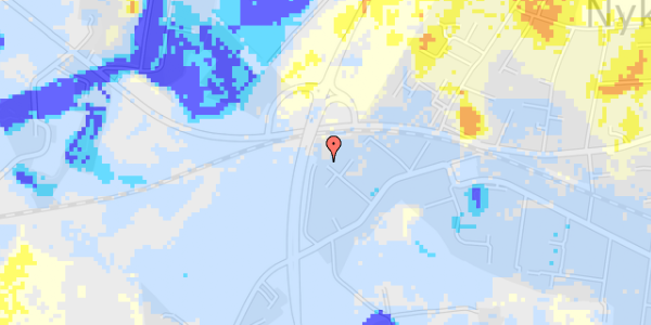 Ekstrem regn på Nyledsbakken 50