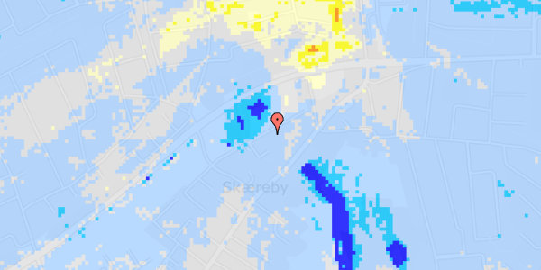 Ekstrem regn på Samsøvej 40