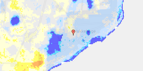 Ekstrem regn på Strandlodsvej 4