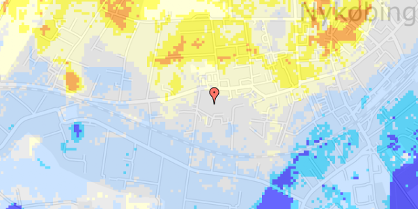 Ekstrem regn på Sygehusvej 3G