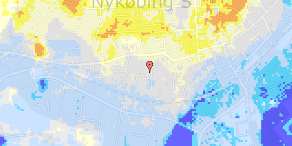 Ekstrem regn på Sygehusvej 7, 3. th