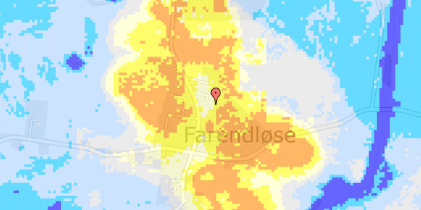 Ekstrem regn på Brendetoften 13