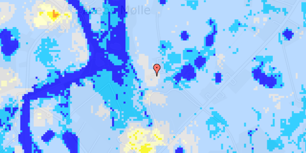 Ekstrem regn på Digemosevej 15