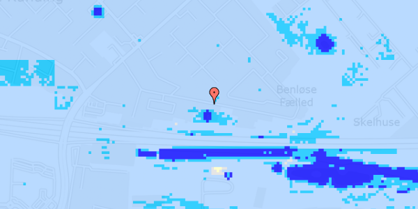 Ekstrem regn på Fælledvej 34