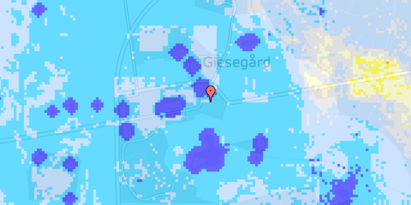 Ekstrem regn på Giesegårdvej 72