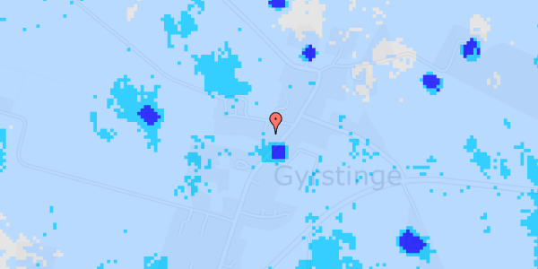 Ekstrem regn på Gyrstinge Bygade 45B