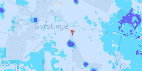 Ekstrem regn på Gyrstingevej 67