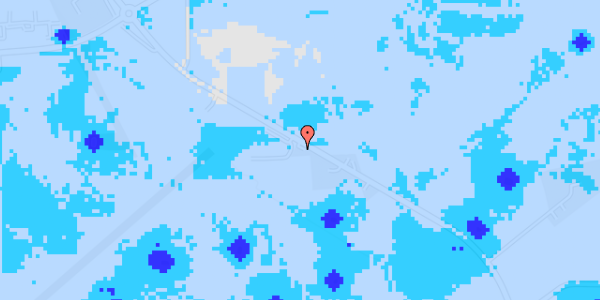 Ekstrem regn på Haslevvej 60