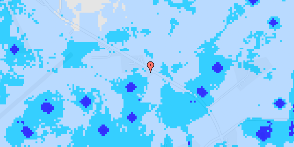 Ekstrem regn på Haslevvej 74