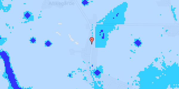 Ekstrem regn på Haslevvej 224