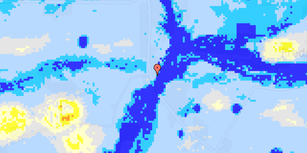 Ekstrem regn på Haslevvej 361