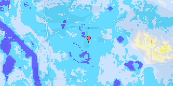 Ekstrem regn på Langebjergvej 10