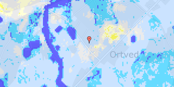 Ekstrem regn på Nebsmøllevej 40