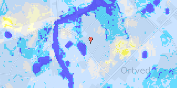 Ekstrem regn på Nebsmøllevej 60